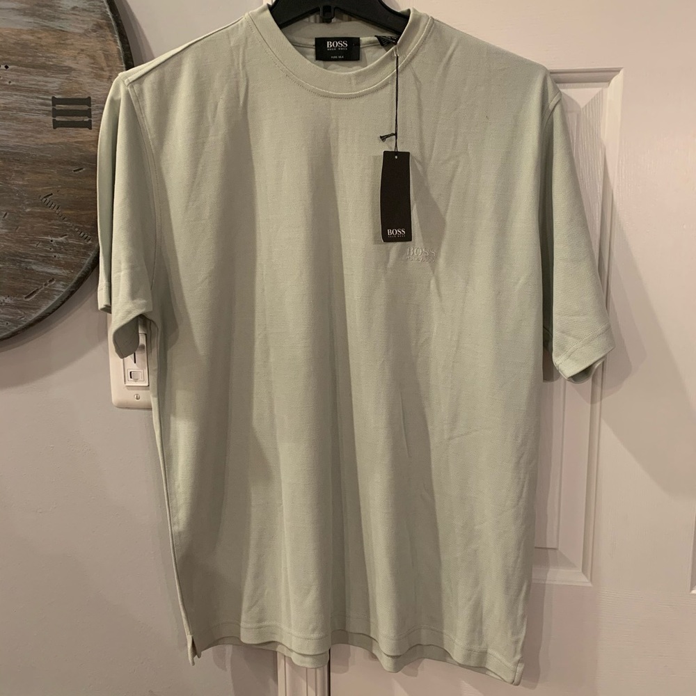 Hugo Boss Men’s Silk Pique Cairo Shirt M NWT